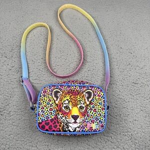 Loungefly Lisa Frank Hunter Rainbow Leopard Camera Crossbody Bag Purse